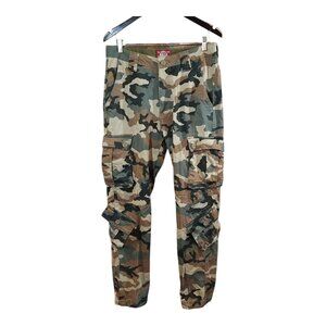Match Union Workwear Supplies Mid-rise Camo Cargo Pants Military Army Men's 32